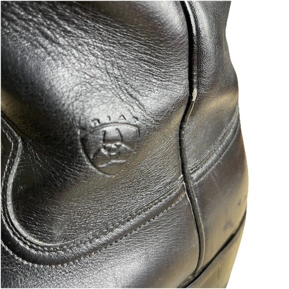 Ariat Heritage Sedona Black Leather Cowboy Boots Mens 11 D Roper Riding main image 11